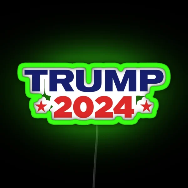 Trump 2024 RGB Neon Sign