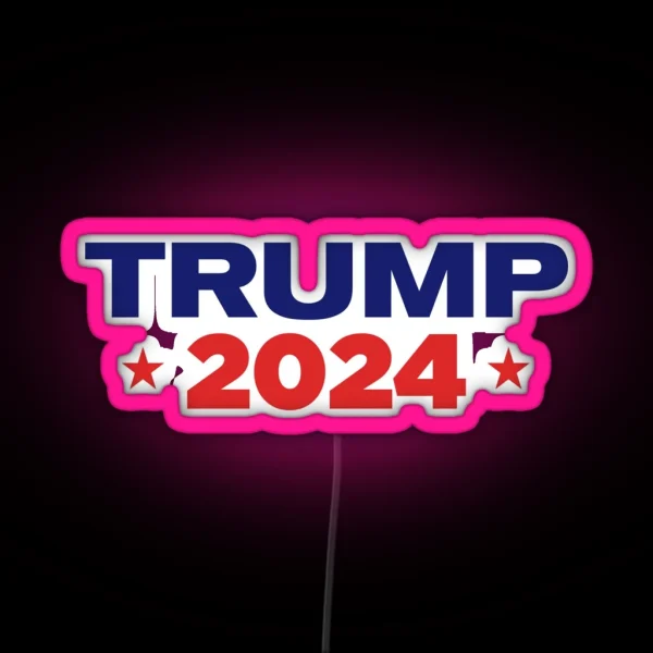 Trump 2024 RGB Neon Sign
