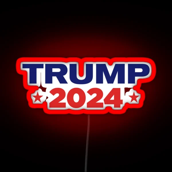 Trump 2024 RGB Neon Sign