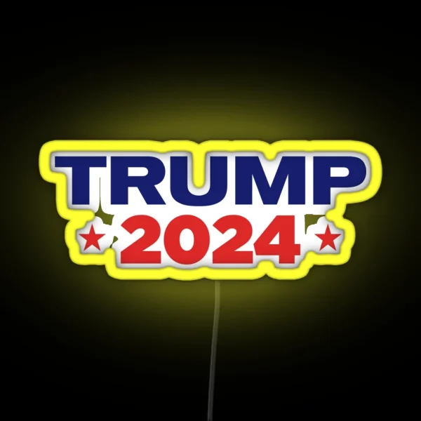 Trump 2024 RGB Neon Sign