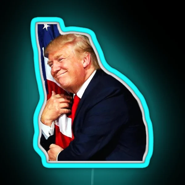 Trump Loves America RGB Neon Sign