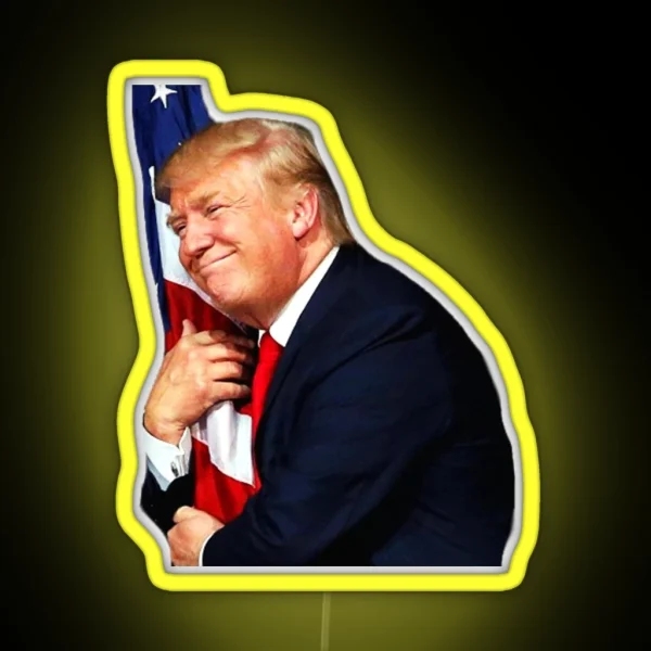 Trump Loves America RGB Neon Sign