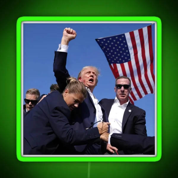 Trump Stands Strong RGB Neon Sign