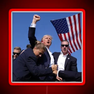Trump Stands Strong RGB Neon Sign