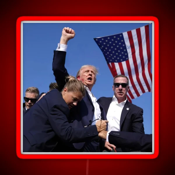 Trump Stands Strong RGB Neon Sign