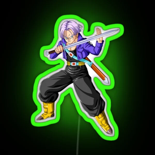 Trunks Dragon Ball Z Led RGB Neon Sign