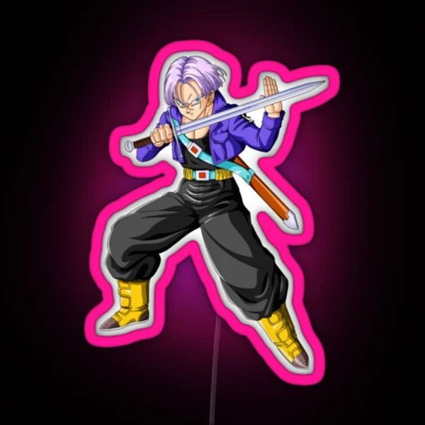 Trunks Dragon Ball Z Led RGB Neon Sign