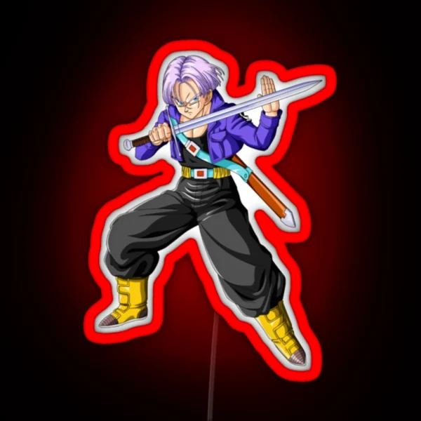 Trunks Dragon Ball Z Led RGB Neon Sign