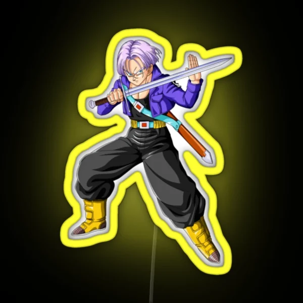 Trunks Dragon Ball Z Led RGB Neon Sign