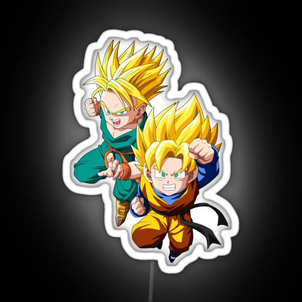 Trunks Goten RGB Neon Sign