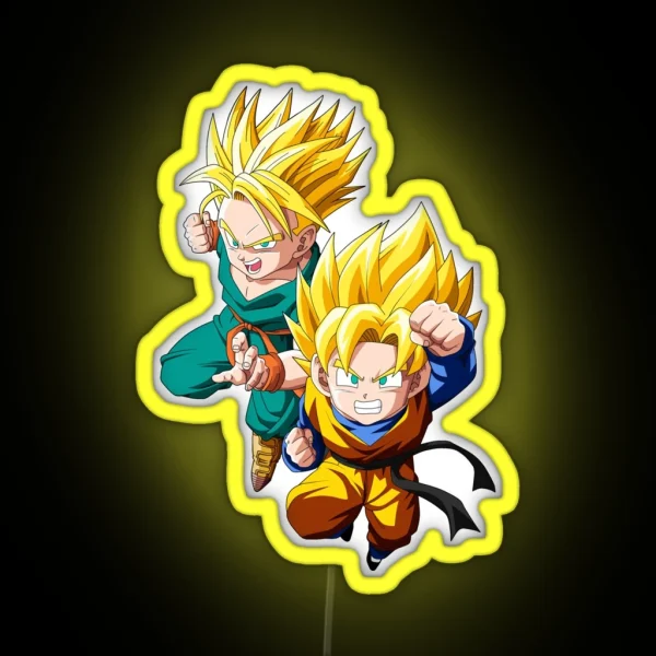 Trunks Goten RGB Neon Sign