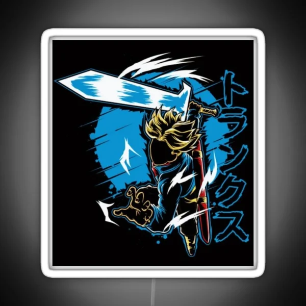 Trunks Super Saiyan Rage Dragonball Super RGB Neon Sign