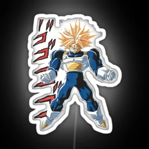 Trunks Super Sayan Manga RGB Neon Sign