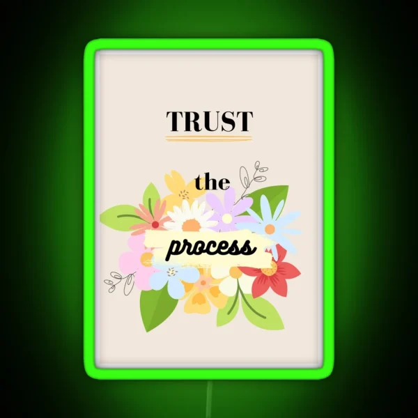 Trust The Process RGB Neon Sign