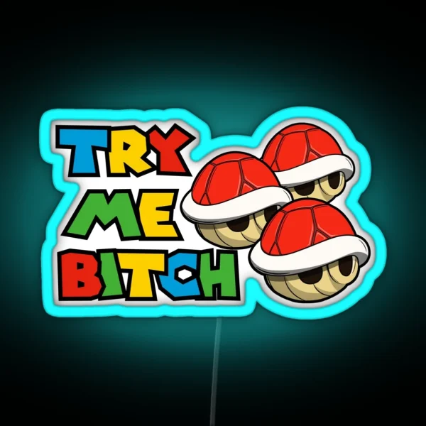 Try Me Red Shells RGB Neon Sign