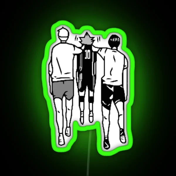 Tsukishima Hinata And Kageyama RGB Neon Sign