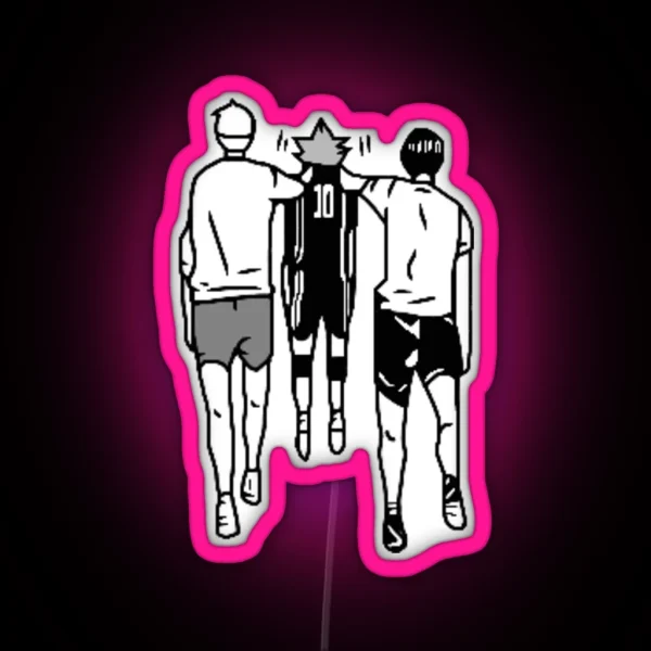 Tsukishima Hinata And Kageyama RGB Neon Sign