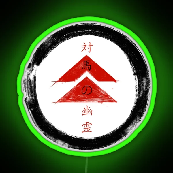 Tsushima Ghost Symbol RGB Neon Sign