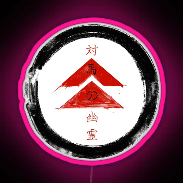 Tsushima Ghost Symbol RGB Neon Sign