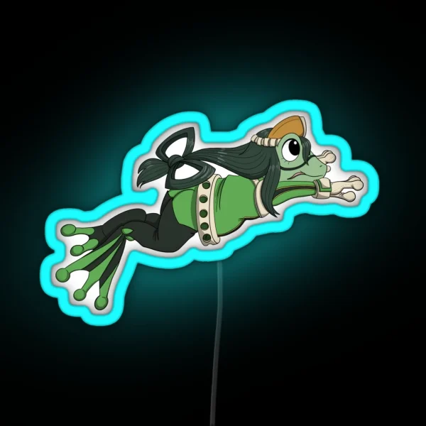 Tsuyu But She S Actually A Frog RGB Neon Sign