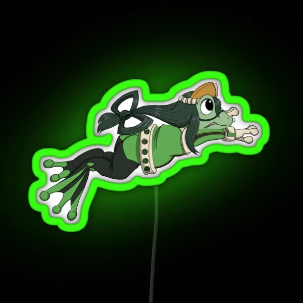 Tsuyu But She S Actually A Frog RGB Neon Sign