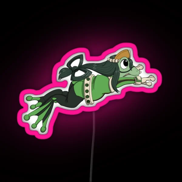 Tsuyu But She S Actually A Frog RGB Neon Sign