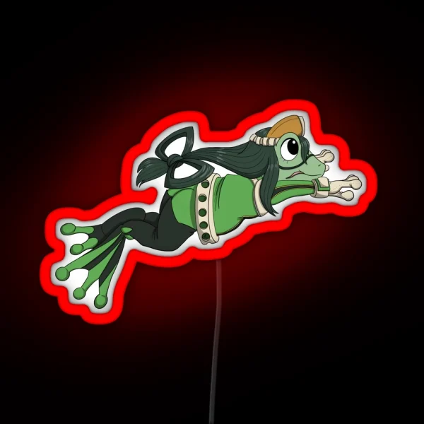Tsuyu But She S Actually A Frog RGB Neon Sign