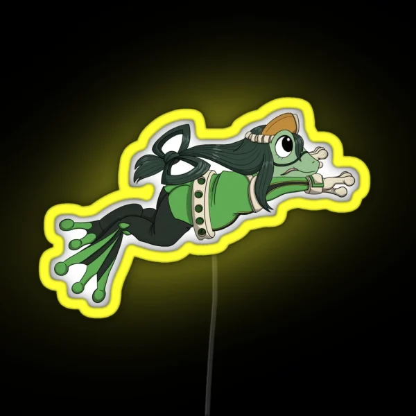 Tsuyu But She S Actually A Frog RGB Neon Sign