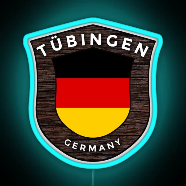 Tu Bingen Germany Emblem Flag RGB Neon Sign
