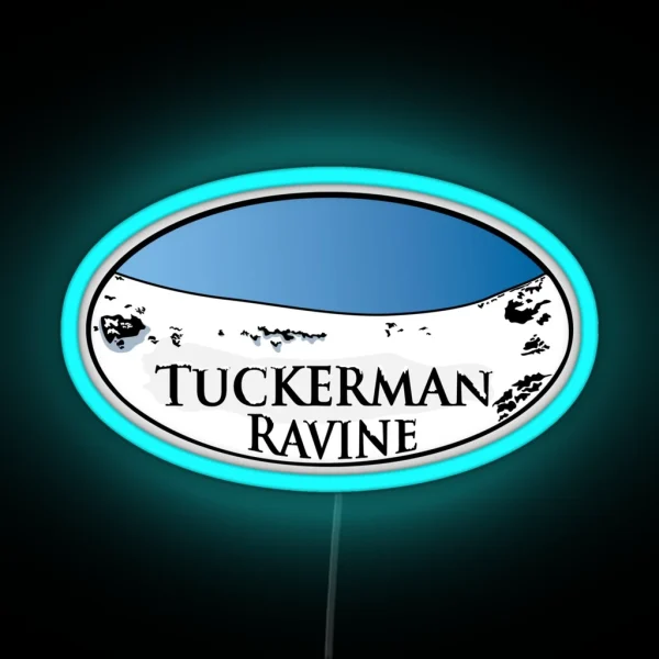 Tuckerman Ravine Mount Washington NH RGB Neon Sign