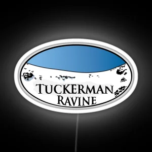 Tuckerman Ravine Mount Washington NH RGB Neon Sign