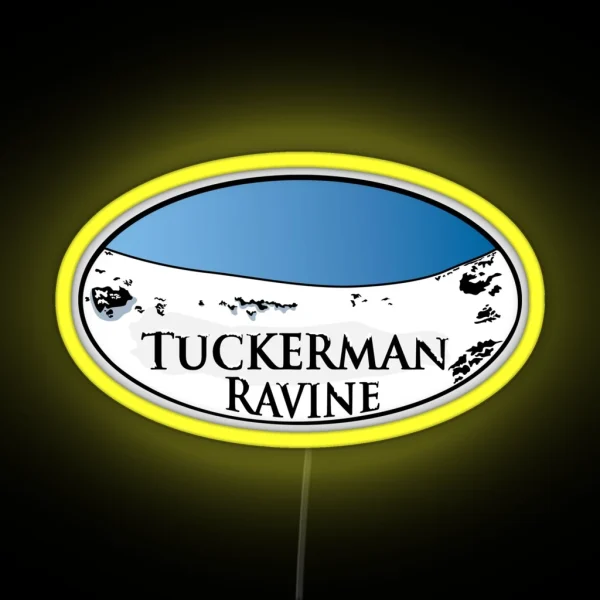 Tuckerman Ravine Mount Washington NH RGB Neon Sign