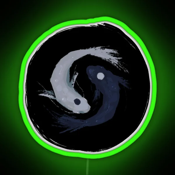 Tui And La Black Background RGB Neon Sign