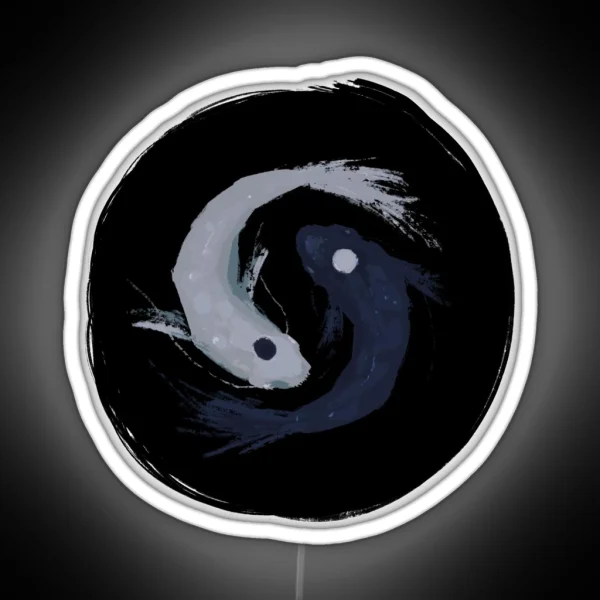 Tui And La Black Background RGB Neon Sign