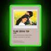Neon sign reading 'Tujhe Dekha Toh' in green, inspired by Bollywood movie title.
