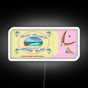 Tuna Scented Surf Wax RGB Neon Sign