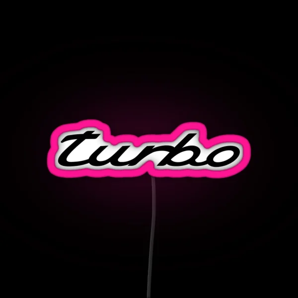 Turbo RGB Neon Sign