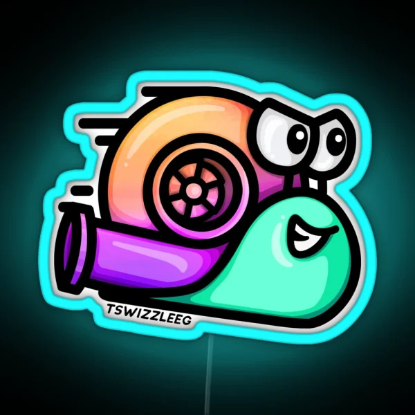 Turbo Snail Summer RGB Neon Sign