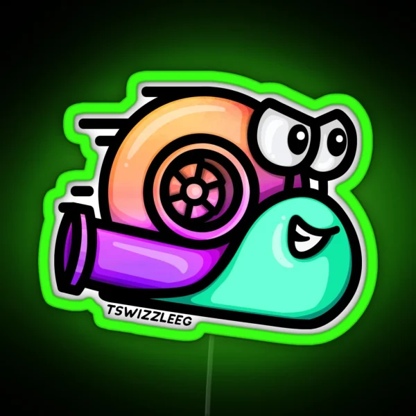 Turbo Snail Summer RGB Neon Sign