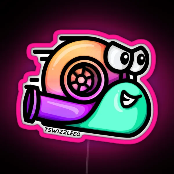 Turbo Snail Summer RGB Neon Sign