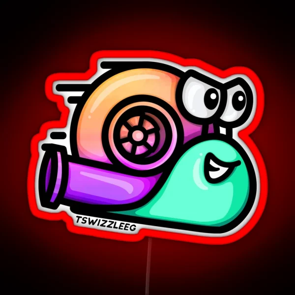 Turbo Snail Summer RGB Neon Sign