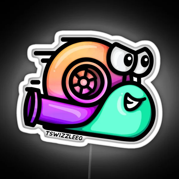 Turbo Snail Summer RGB Neon Sign