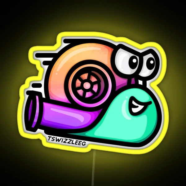 Turbo Snail Summer RGB Neon Sign