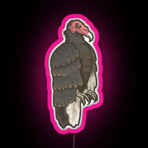 Turkey Vulture RGB Neon Sign