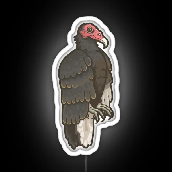 Turkey Vulture RGB Neon Sign