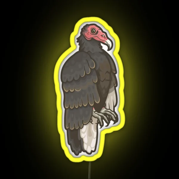 Turkey Vulture RGB Neon Sign
