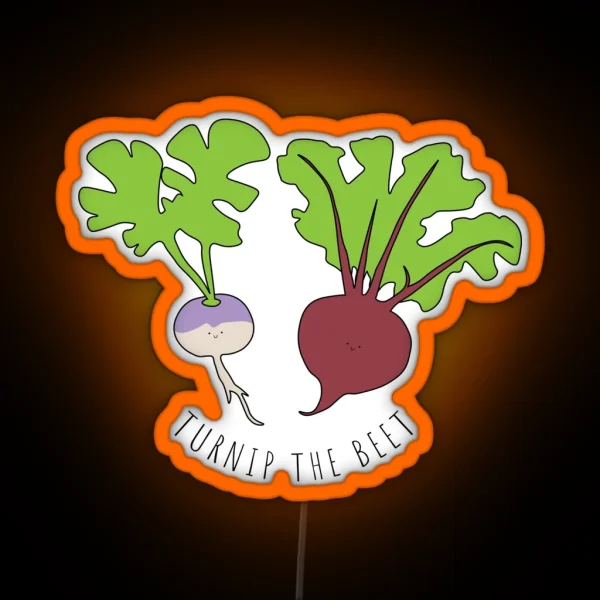 Turnip The Beet RGB Neon Sign
