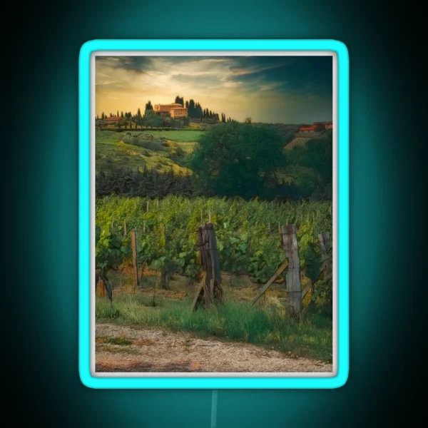 Tuscany Winery RGB Neon Sign