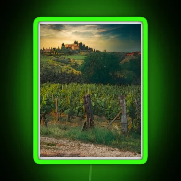 Tuscany Winery RGB Neon Sign