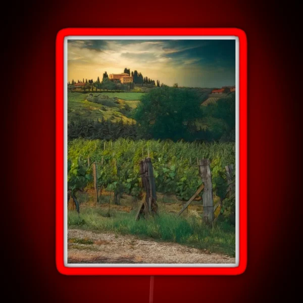 Tuscany Winery RGB Neon Sign
